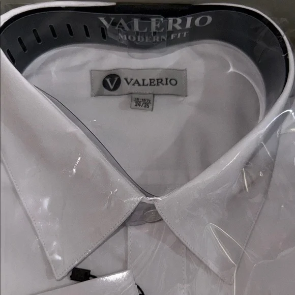 White Dress Shirt Classic Pointed Collar - Picture 5 of 8